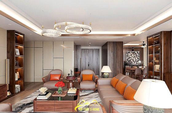 Mẫu thiết kế chung cư đê la thành — chị h. do S-Home thực hiện