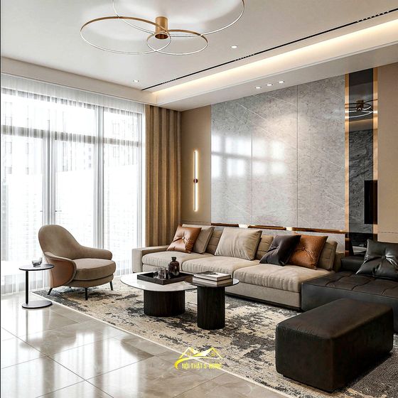 Mẫu thiết kế nhà phố vĩnh phúc — kem sáng do S-Home thực hiện