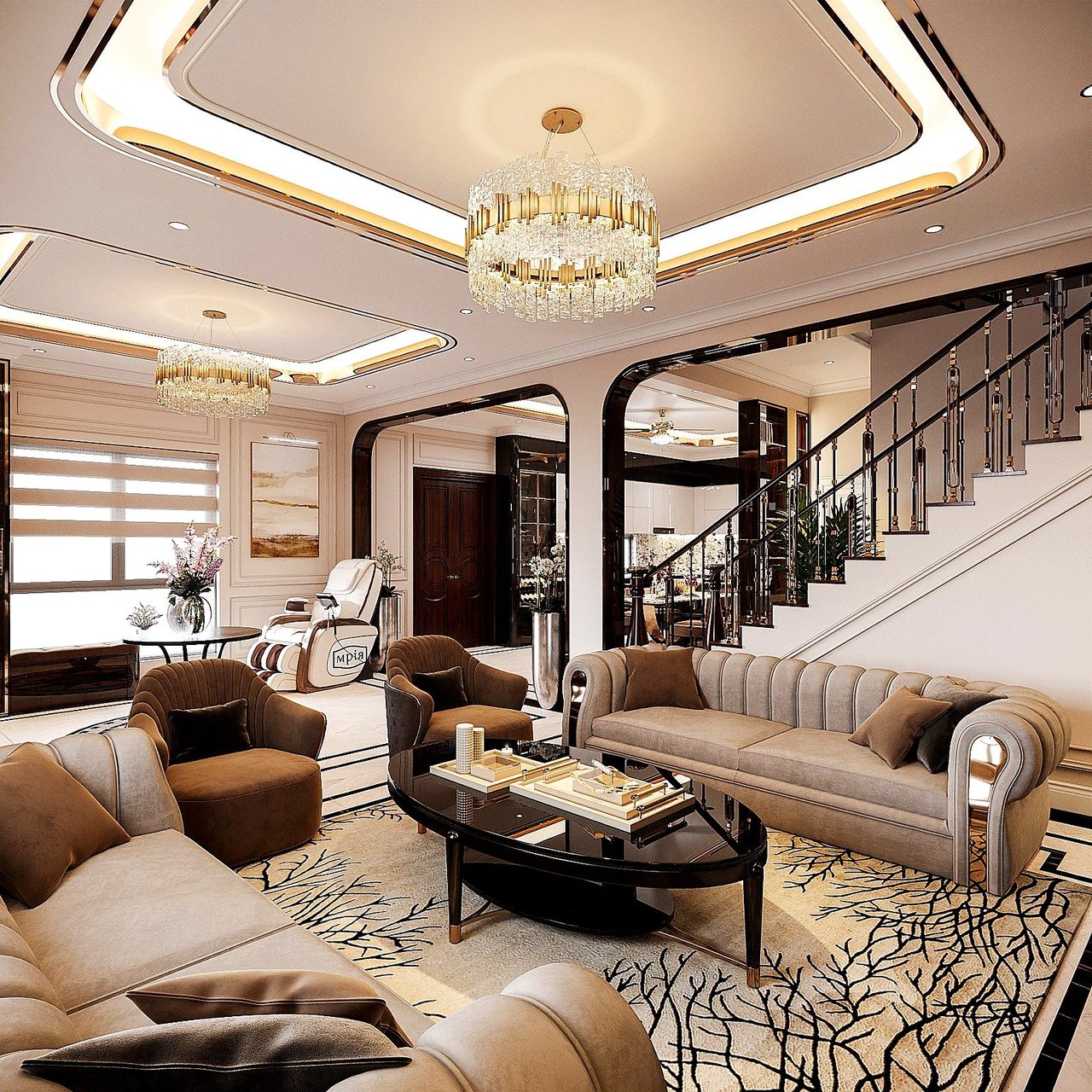 Thiết kế nội thất tân cổ điển