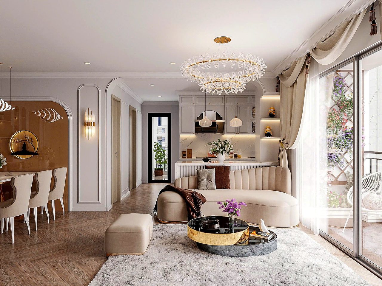 Thiết kế nội thất chung cư trọn gói