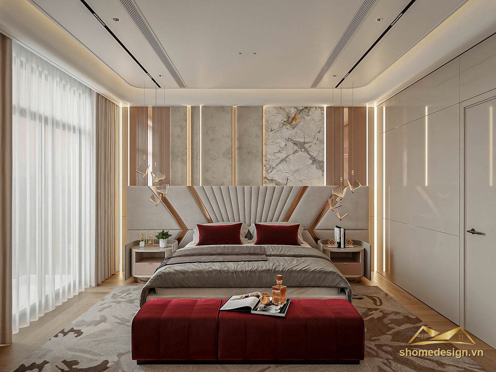 Nội thất phòng ngủ biệt thự